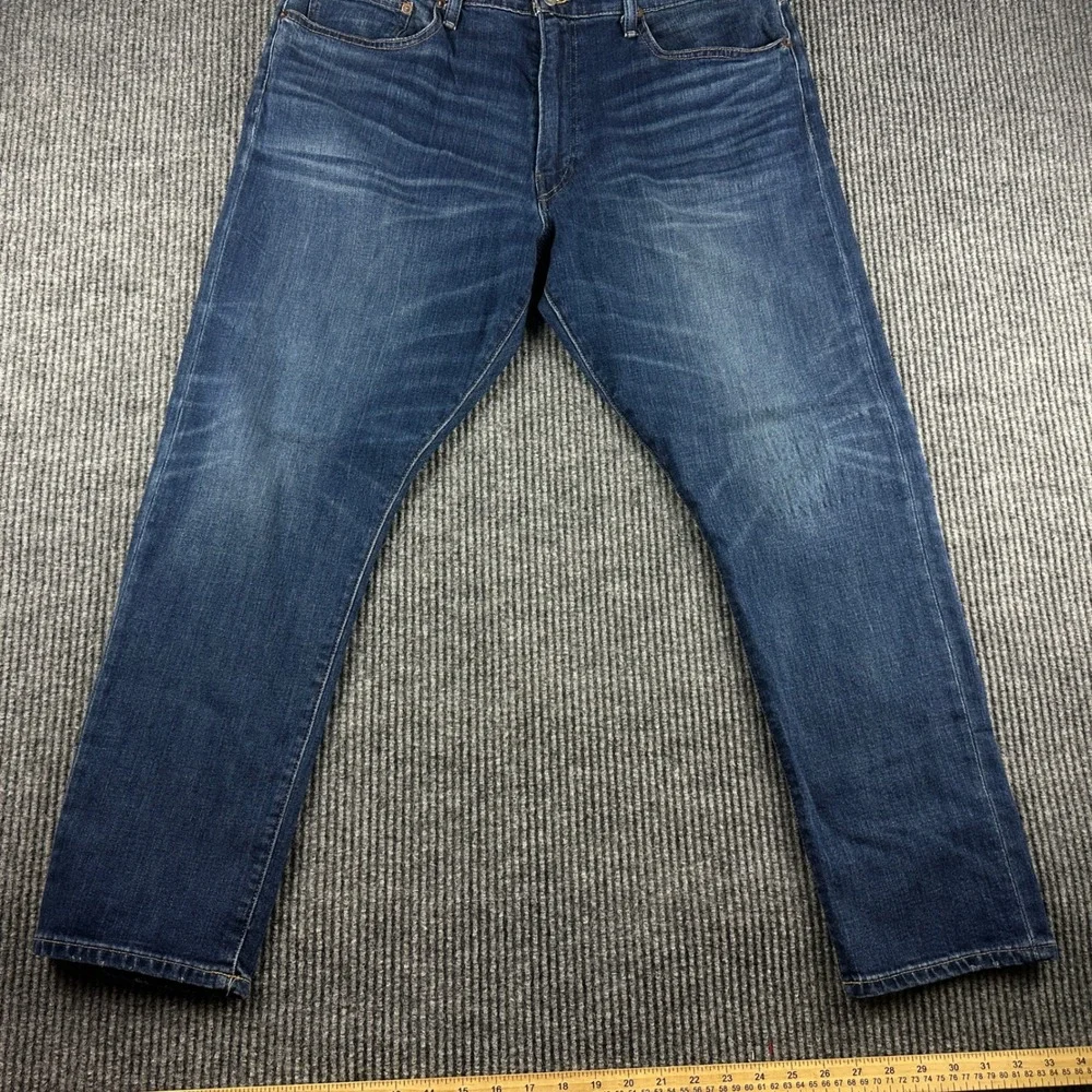 Polo Ralph Lauren Parkside Active Taper Jeans Mens 38x30 Dark Wash Blue Denim